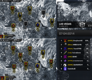 De Tweede ClanWar waar onze clan heeft aan deelgenomen dit is het resultaat. We hebben de andere clans opnieuw hun punten doen verminderen door hun gebieden te veroveren. Mede Dankzij onze Leader HeadKnight en onze trouwe CoD Spelers: DeadMeatNL en BiggePoppa